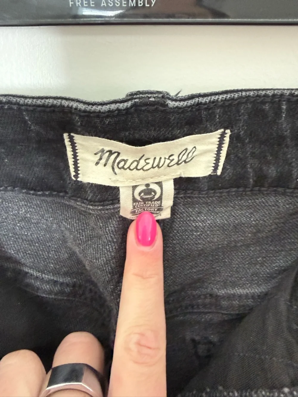 Madewell Curvy 90s Straight Leg Jeans in Belmere wash - Picture 8 of 10